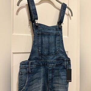 NWOT Black Orchid Blue Denim Skinny Leg Overalls